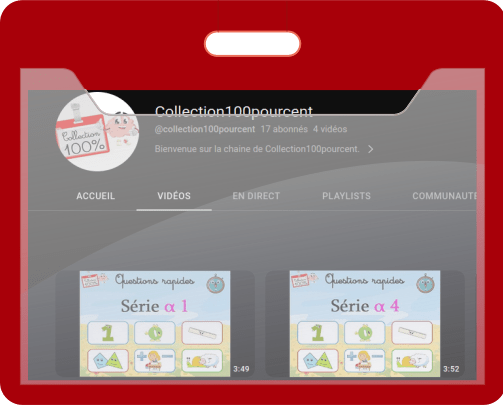 Chaîne Youtube de la Collection 100%